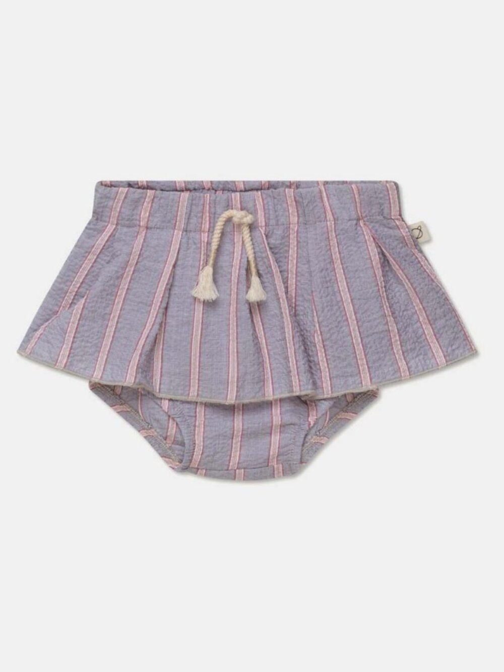 Seersucker stripe baby bloomers